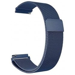Premium Color Stainless Steel Magnetic Milanese Loop Strap Wristband for Apple Watch Series Ultra/8/7/6/5/4/3/2/1/SE - 49MM/45MM/44MM/42MM (Navy Blue)